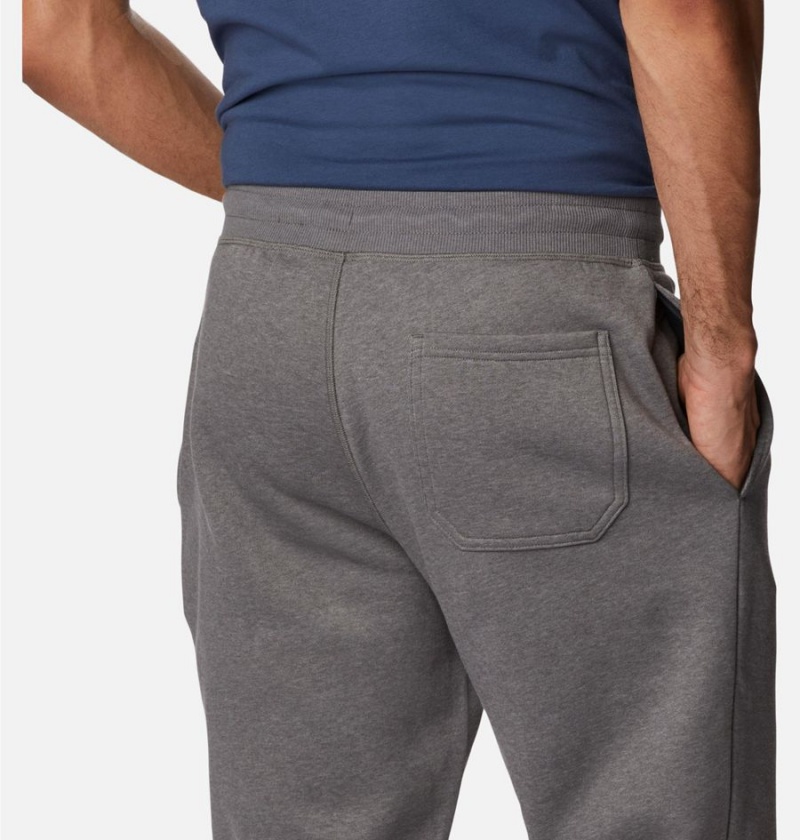 Grey Men's Columbia CSC Logo Fleece Jogger II Pants | JXRCL-3649