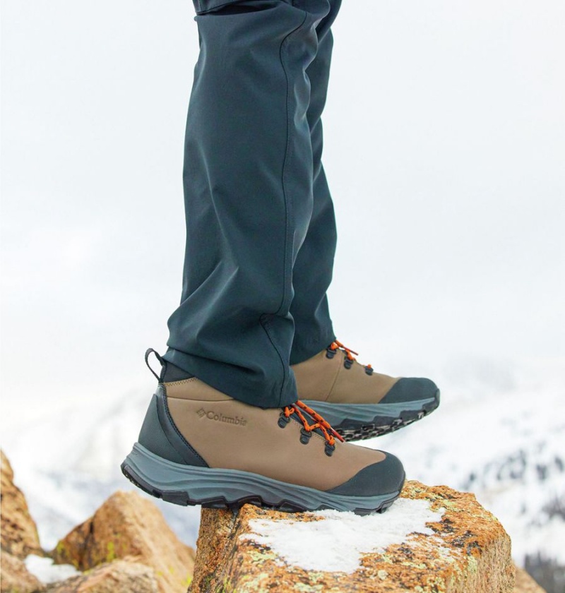 Grey Men's Columbia Expeditionist Boots | GZNEY-2831