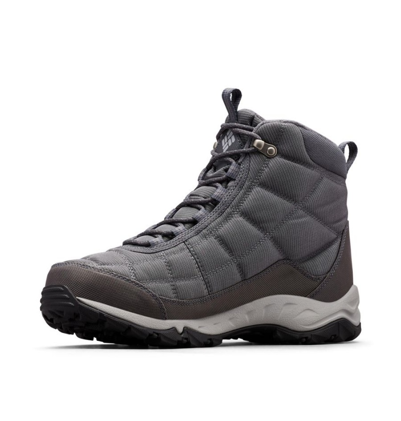 Grey Men's Columbia Firecamp Boot Hiking Shoes | MEFPU-6750