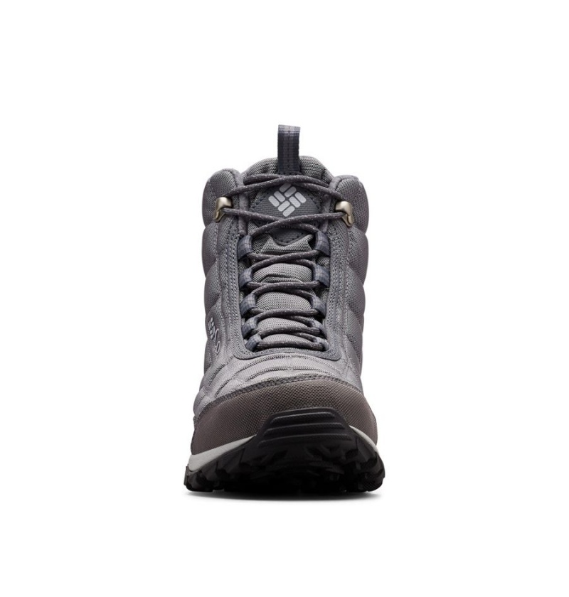 Grey Men's Columbia Firecamp Boot Hiking Shoes | MEFPU-6750