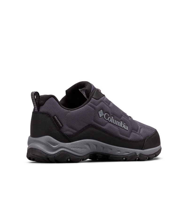 Grey Men's Columbia Firecamp III Waterproof Hiking Shoes | HFNAP-8170