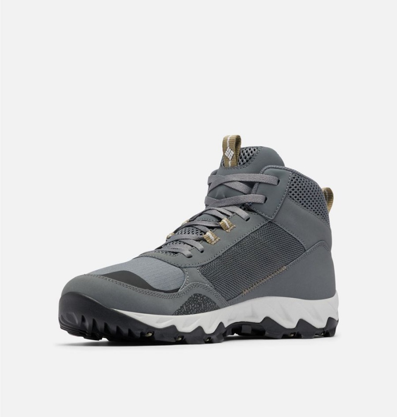 Grey Men's Columbia Flow Centre Hiking Shoes | QLREC-5024