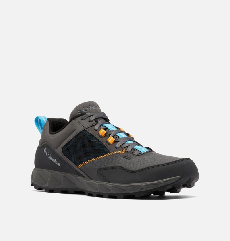 Grey Men's Columbia Flow District Hiking Shoes | EUQJZ-0216