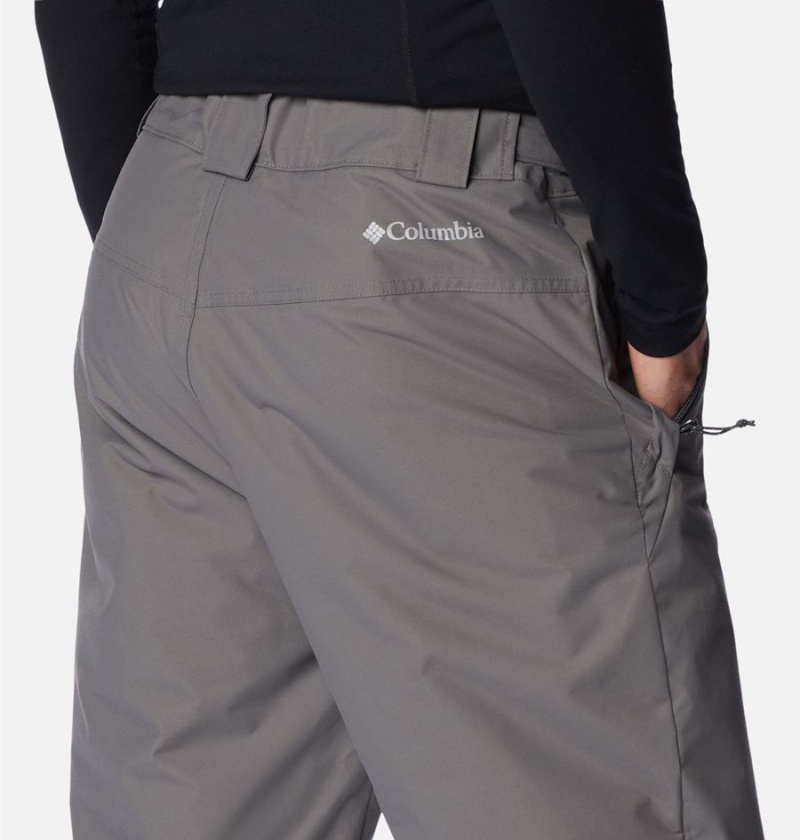 Grey Men's Columbia Gulfport Insulated Ski Pants | DCUEP-3028