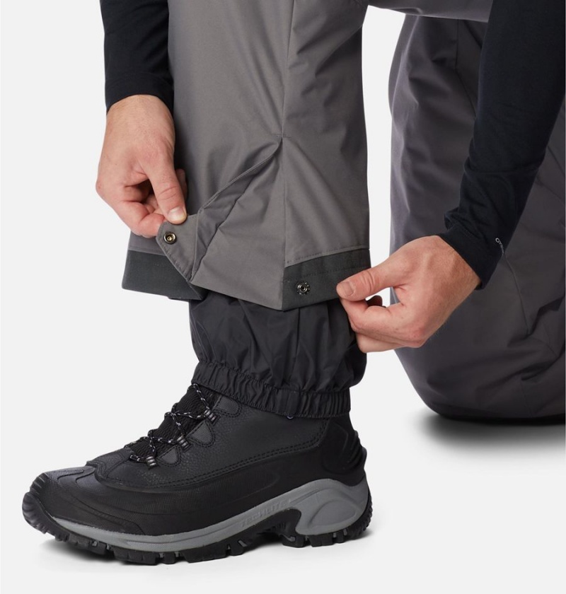 Grey Men's Columbia Gulfport Insulated Ski Pants | DCUEP-3028