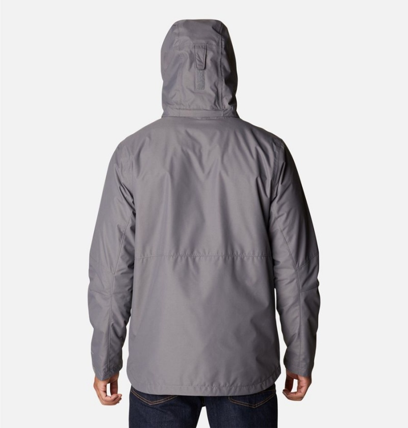 Grey Men's Columbia Gulfport Interchange 3 In 1 Jackets | BETPC-7691