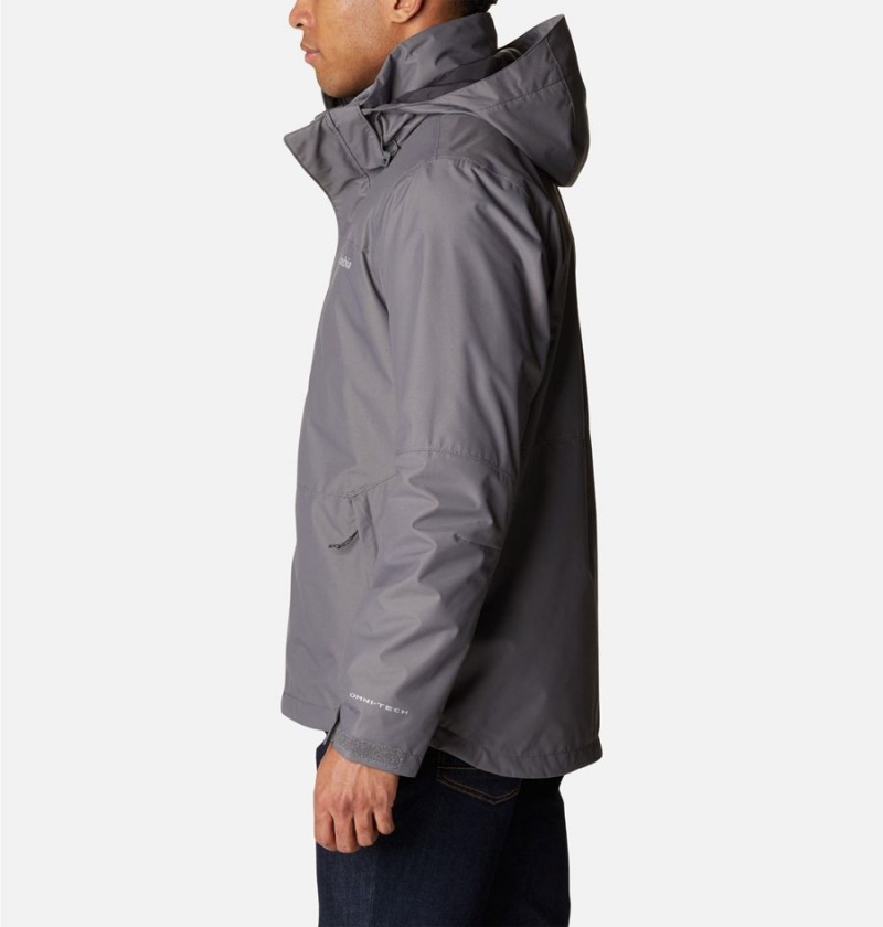 Grey Men's Columbia Gulfport Interchange 3 In 1 Jackets | BETPC-7691