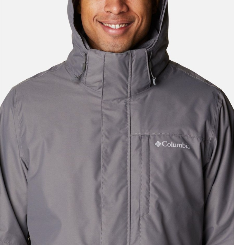 Grey Men's Columbia Gulfport Interchange 3 In 1 Jackets | BETPC-7691