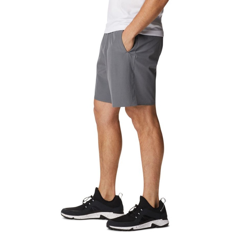 Grey Men's Columbia Hike Shorts | PEVBO-0694