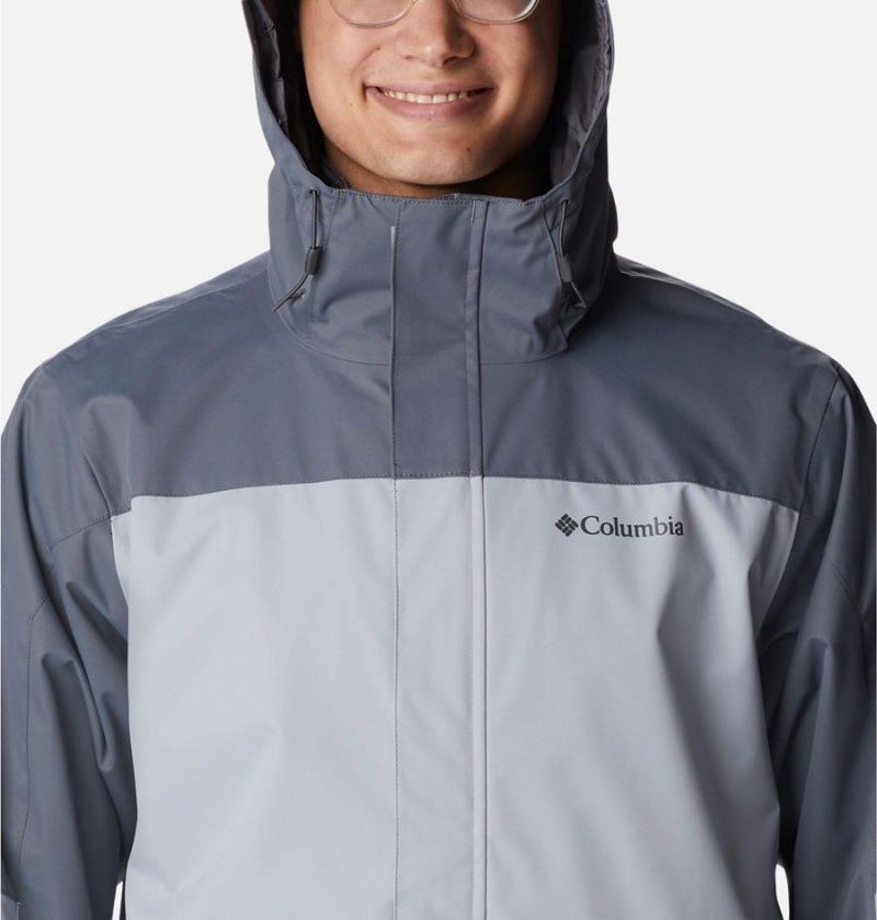 Grey Men's Columbia Hikebound Interchange 3 In 1 Jackets | NTQZJ-0781