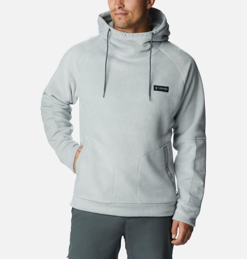 Grey Men\'s Columbia Hunterdon Fleece Hoodie | LFIEW-6024