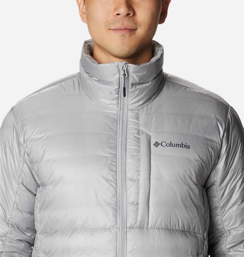 Grey Men's Columbia Infinity Summit Omni Heat Infinity Double Wall Insulated Puffer Jacket | BQINX-6804