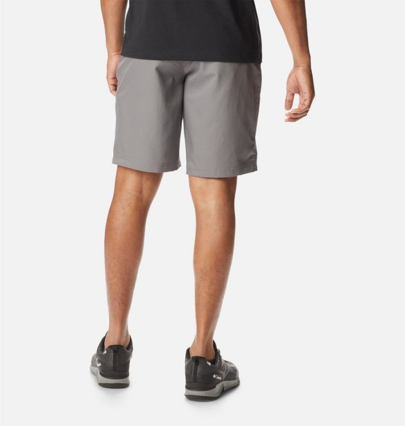 Grey Men's Columbia Iron Mountain Trail Shorts | ZFEYW-9047