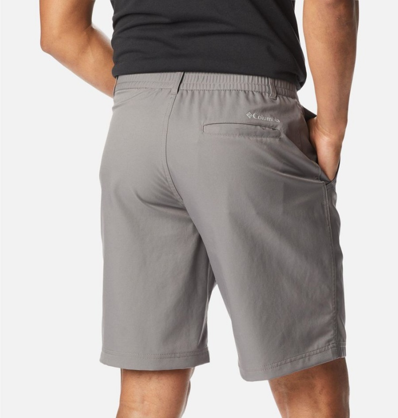 Grey Men's Columbia Iron Mountain Trail Shorts | ZFEYW-9047