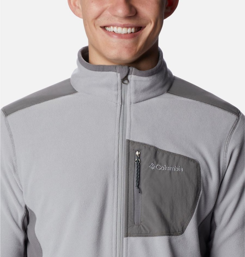 Grey Men's Columbia Klamath Range Full Zip Fleece Jacket | XILJU-0897