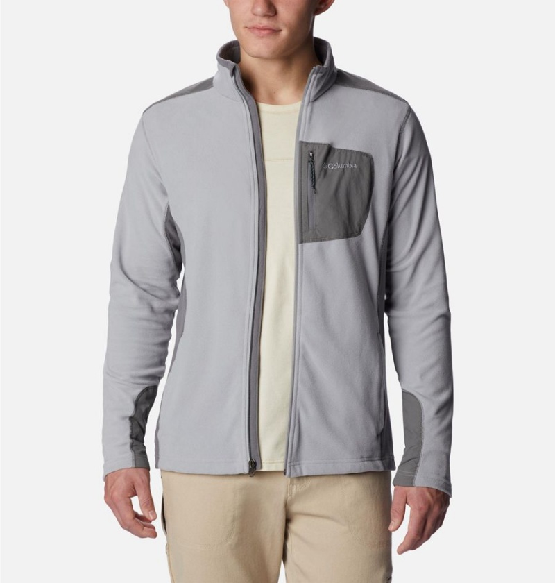 Grey Men's Columbia Klamath Range Full Zip Fleece Jacket | XILJU-0897