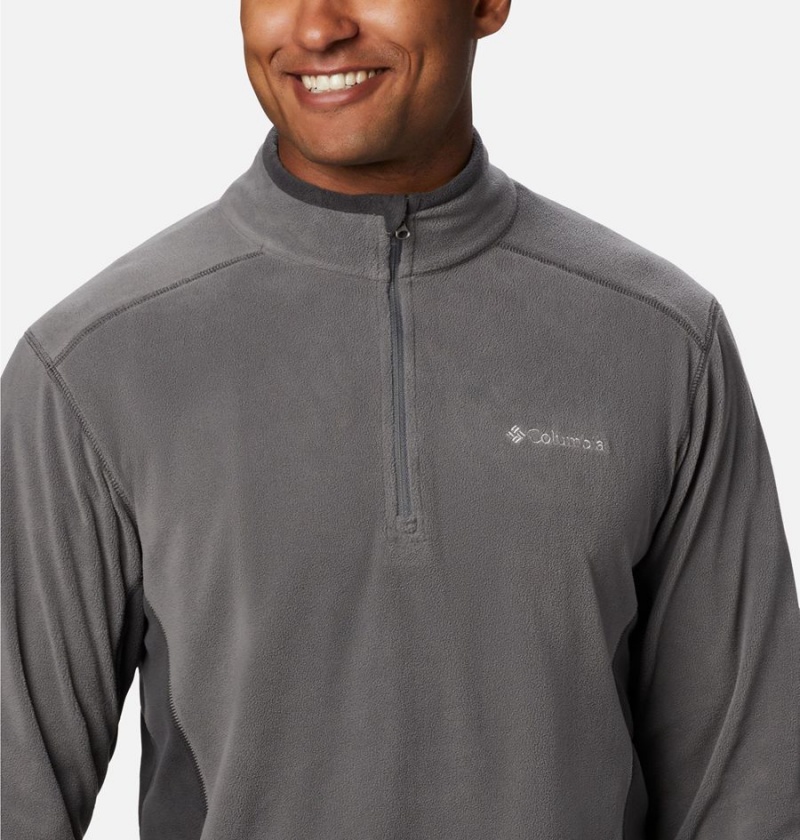 Grey Men's Columbia Klamath Range II Half Zip Fleece Pullover | OTHGC-5729