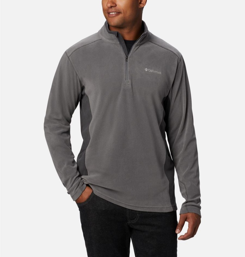 Grey Men's Columbia Klamath Range II Half Zip Fleece Pullover | OTHGC-5729