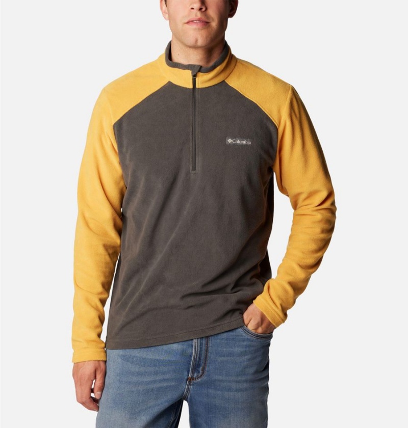 Grey Men's Columbia Lake Aloha Half Zip Fleece Pullover | PJKLV-4285