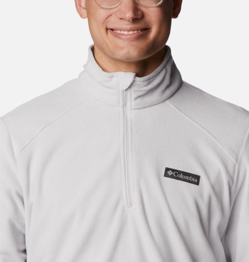 Grey Men's Columbia Lake Aloha Half Zip Fleece Pullover | SMZVA-5810