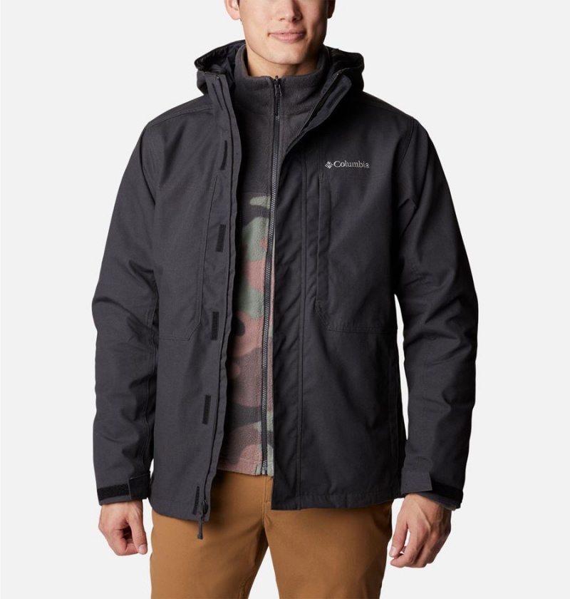 Grey Men's Columbia Loma Vista Interchange 3 In 1 Jackets | KBFVI-5291