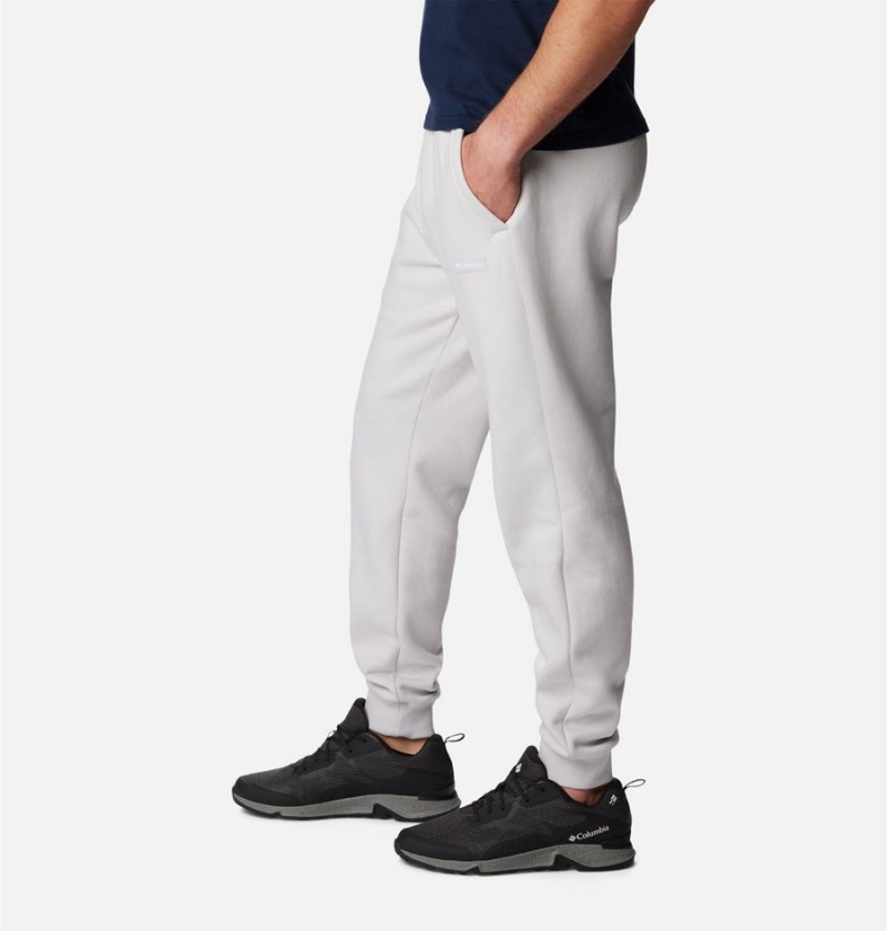 Grey Men's Columbia Marble Canyon Heavyweight Fleece Pants | ZHXVS-1025