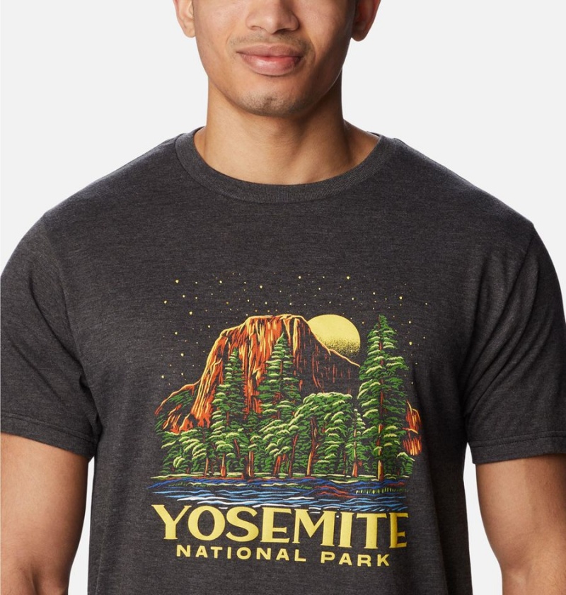 Grey Men's Columbia NP Capitan Yosemite Graphic T-Shirt | VPCKM-3509