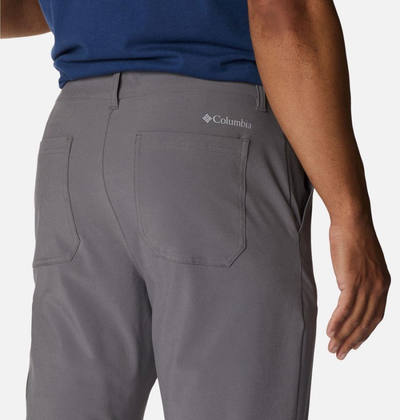 Grey Men's Columbia Narrows Pointe Pants | BJPDO-9815