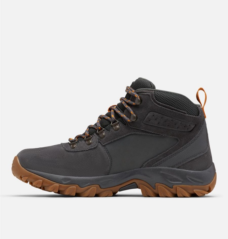 Grey Men's Columbia Newton Ridge Plus II Suede Waterproof Boot Hiking Shoes | EFGKB-5301