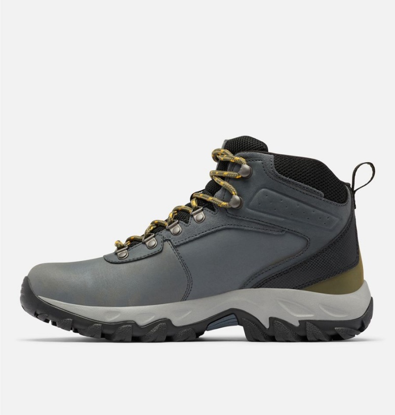 Grey Men's Columbia Newton Ridge Plus II Waterproof Boot Hiking Shoes | WVCTX-1734