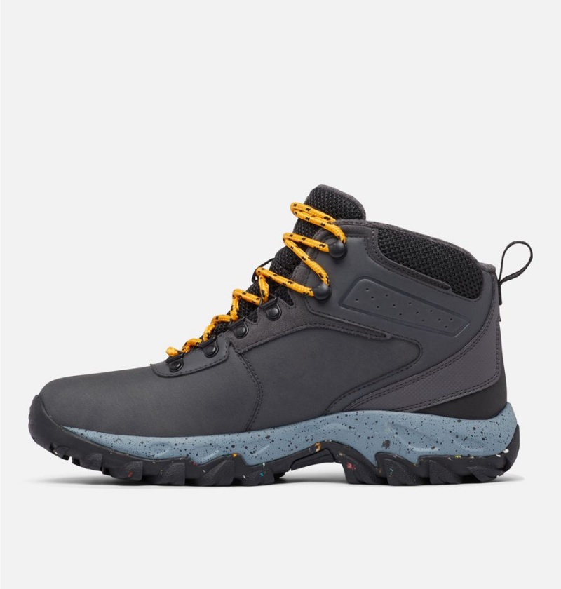 Grey Men's Columbia Newton Ridge Waterproof Omni Heat II Boot Hiking Shoes | OKELG-8624