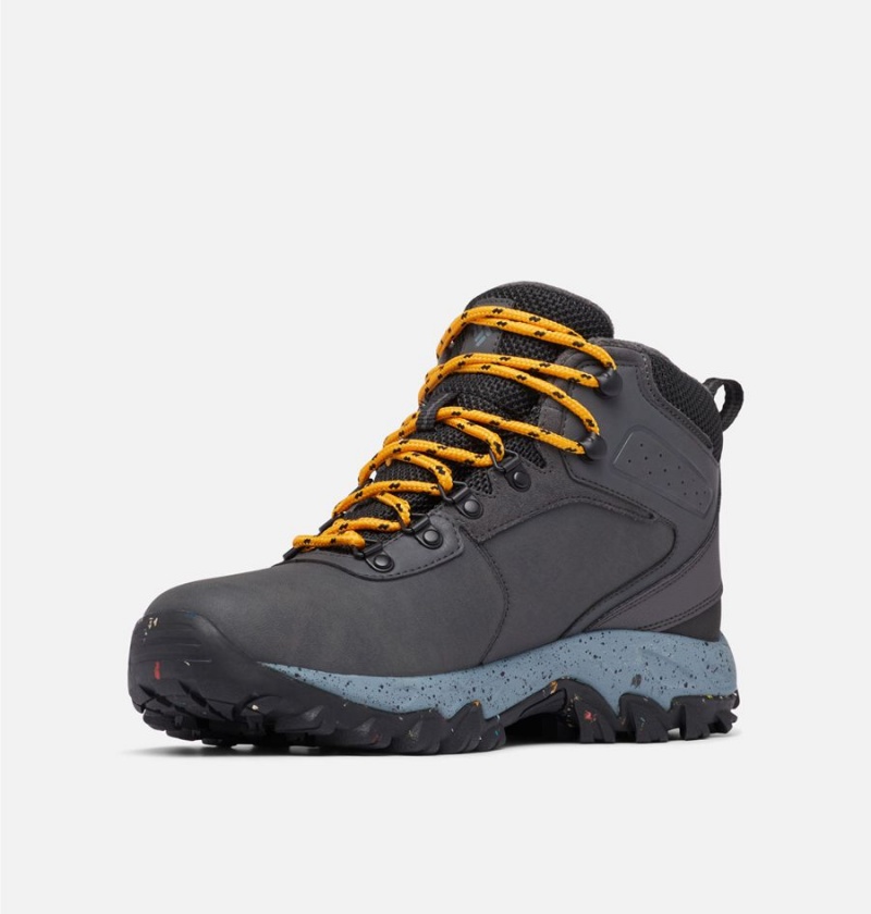 Grey Men's Columbia Newton Ridge Waterproof Omni Heat II Boot Hiking Shoes | OKELG-8624