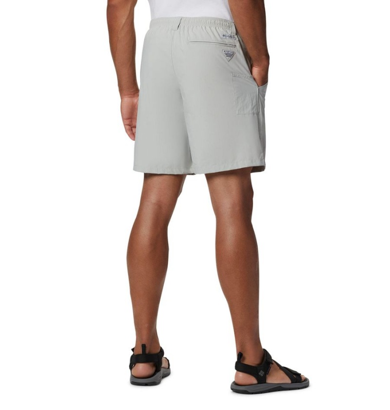 Grey Men's Columbia PFG Backcast III Water Shorts | FBSGK-7021