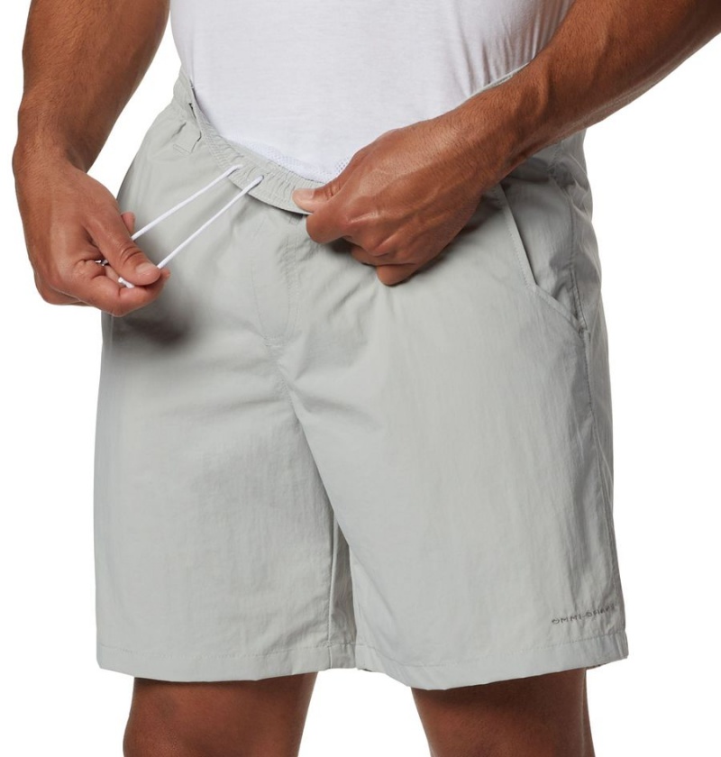 Grey Men's Columbia PFG Backcast III Water Shorts | FBSGK-7021