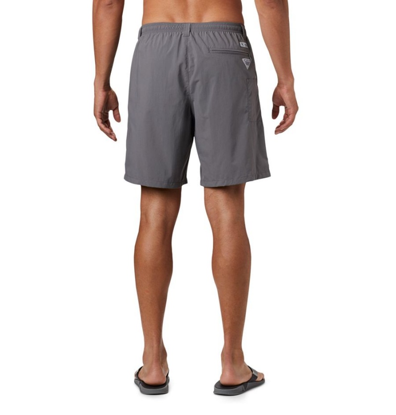 Grey Men's Columbia PFG Backcast III Water Shorts | NWOMK-1307