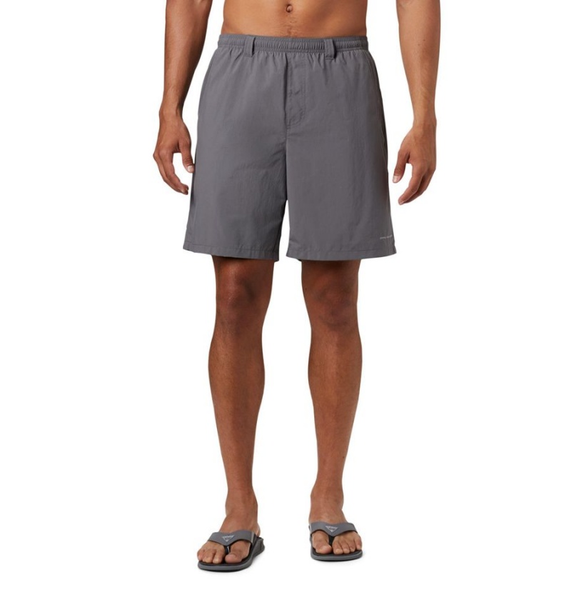 Grey Men\'s Columbia PFG Backcast III Water Shorts | NWOMK-1307