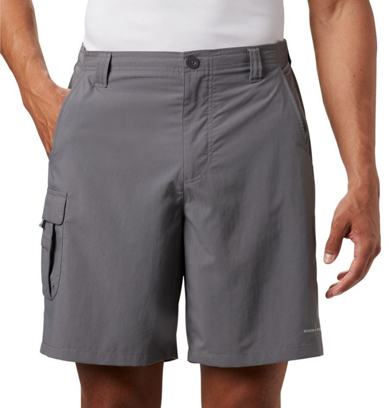 Grey Men's Columbia PFG Bahama Shorts | RCYFM-5726