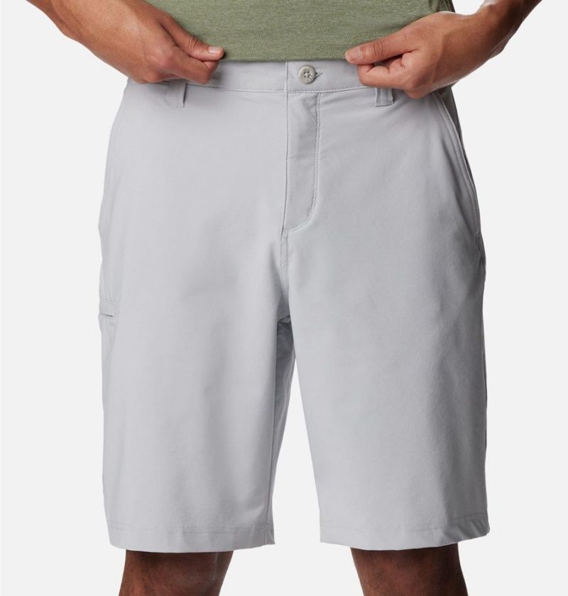 Grey Men's Columbia PFG Grander Marlin II Offshore Shorts | PUXCE-4608