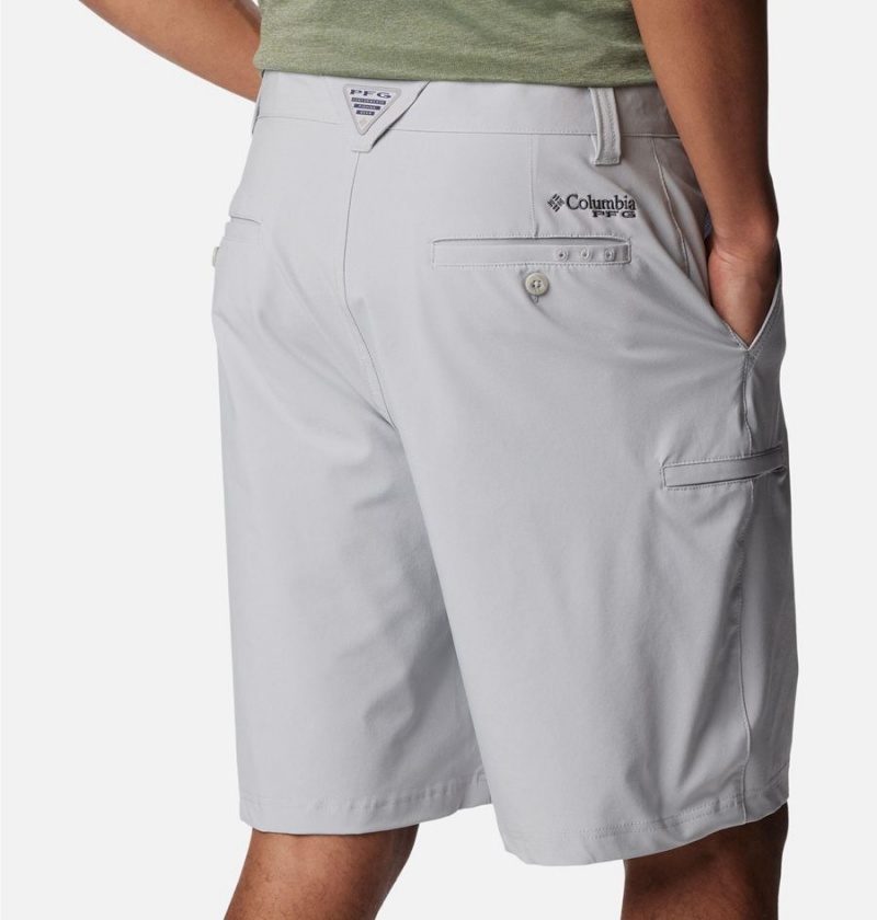 Grey Men's Columbia PFG Grander Marlin II Offshore Shorts | PUXCE-4608