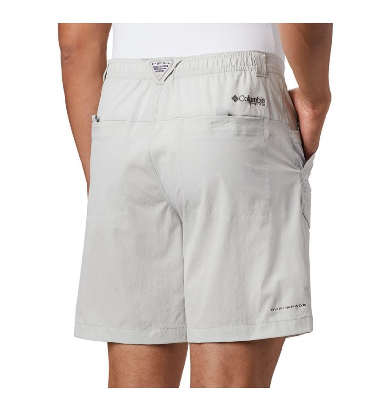 Grey Men's Columbia PFG Permit III Shorts | MYZVO-2531