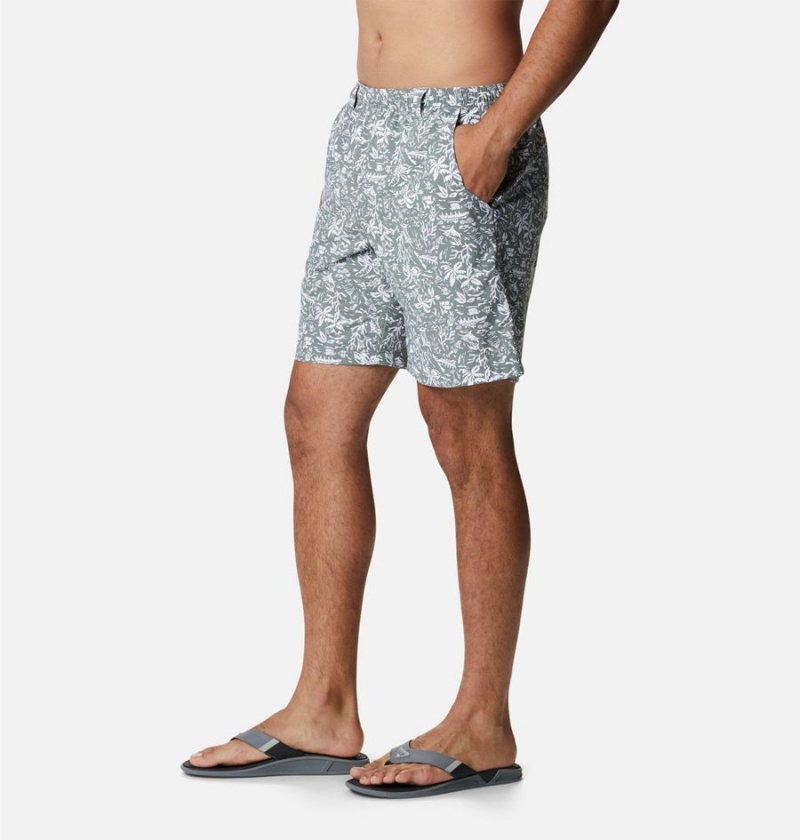 Grey Men's Columbia PFG Super Backcast Water Shorts | KMTLJ-9723