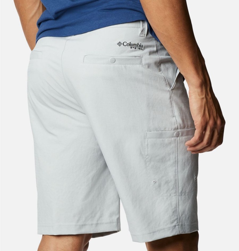 Grey Men's Columbia PFG Tamiami Shorts | YEUTW-5041