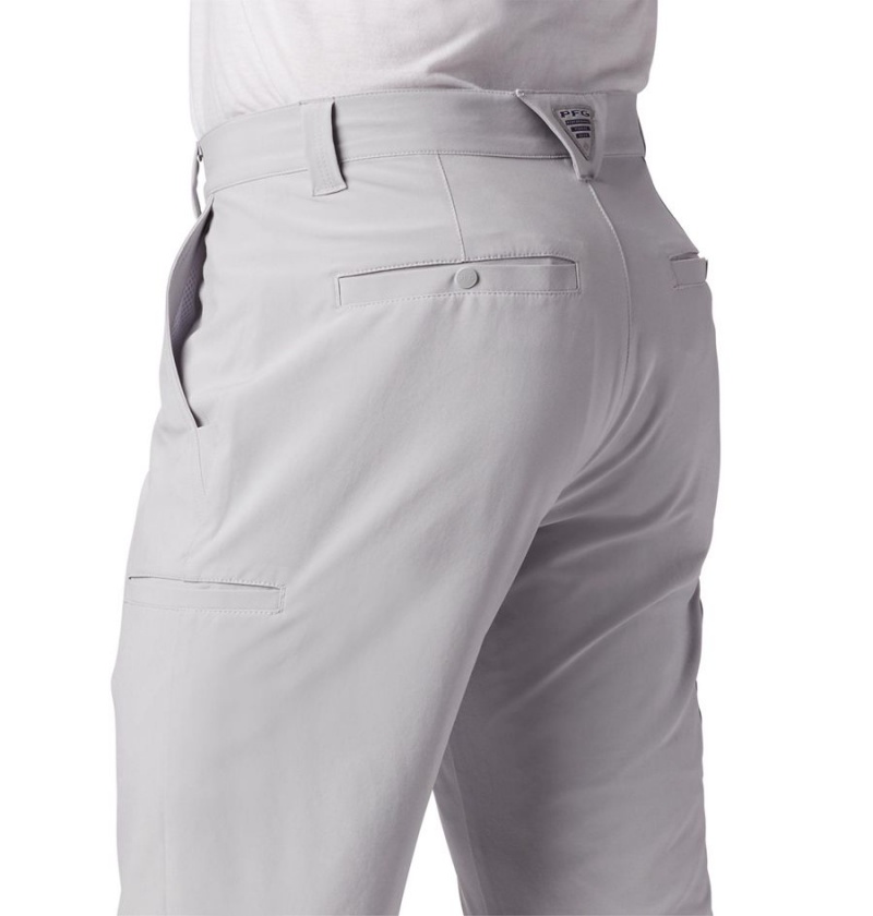 Grey Men's Columbia PFG Terminal Tackle Pants | MSTHQ-3104