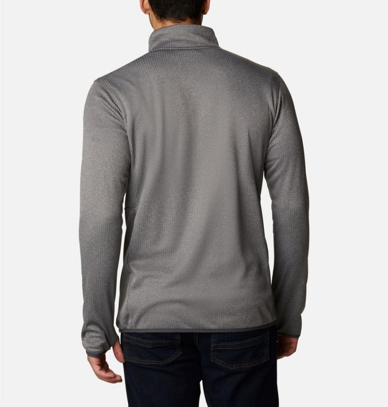 Grey Men's Columbia Park View Fleece Half Zip Pullover | JRVMW-7489