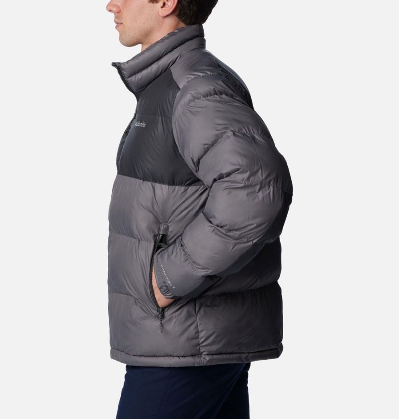 Grey Men's Columbia Pike Lake II Insulated Puffer Jacket | CTXUY-9512