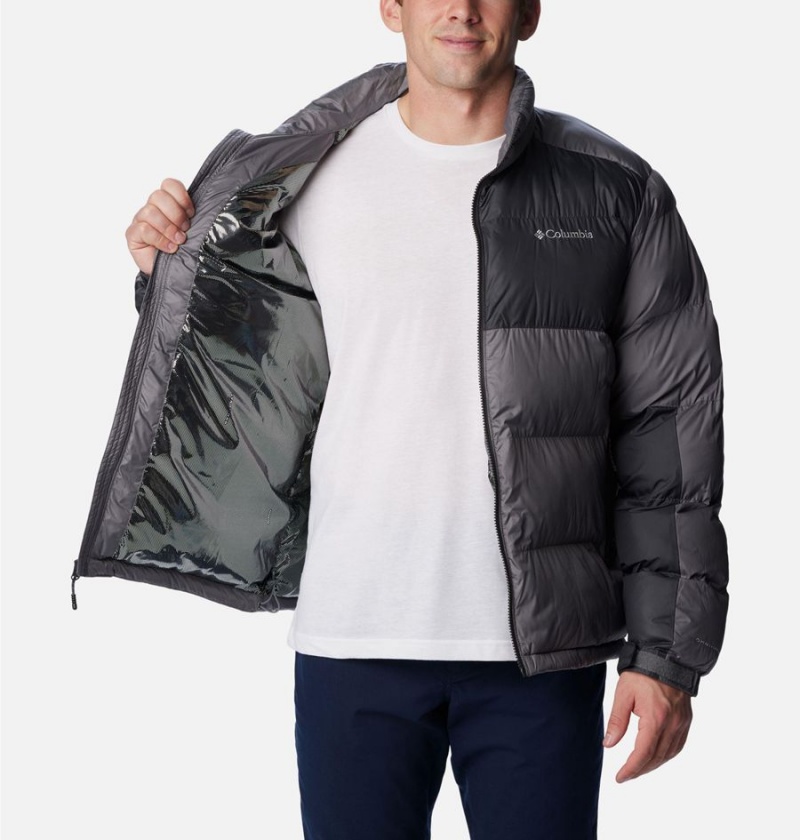 Grey Men's Columbia Pike Lake II Insulated Puffer Jacket | CTXUY-9512