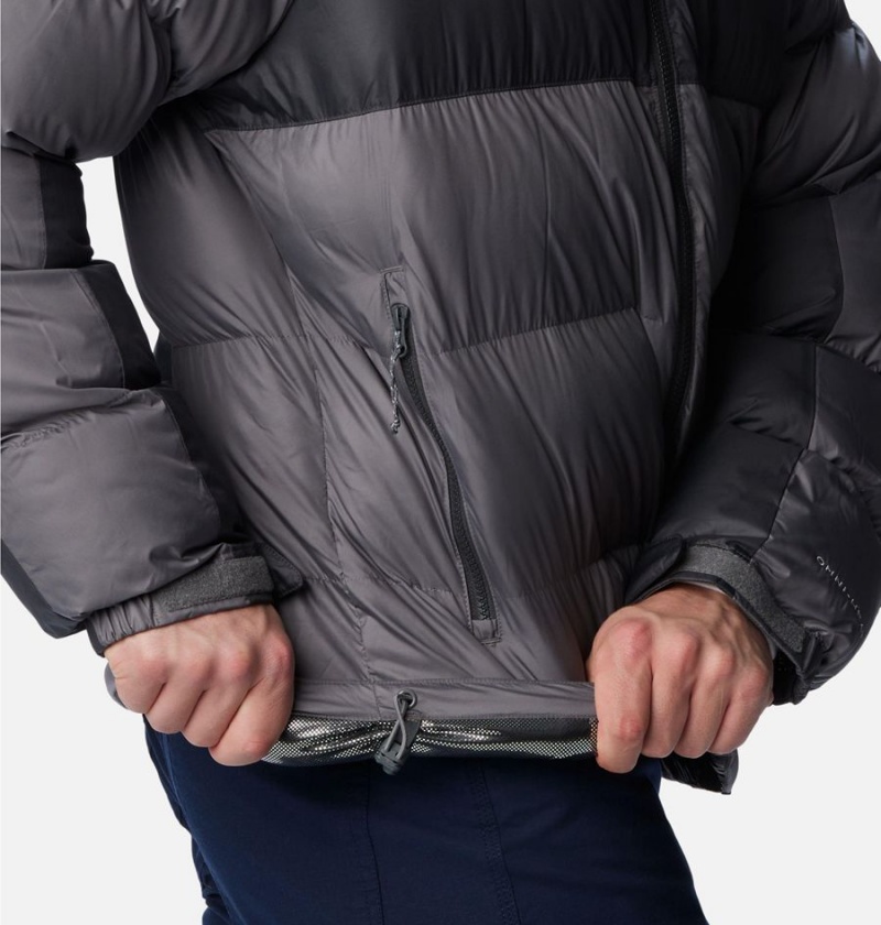 Grey Men's Columbia Pike Lake II Insulated Puffer Jacket | CTXUY-9512