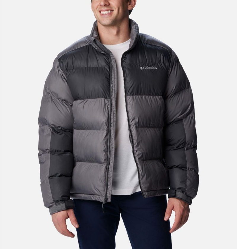 Grey Men's Columbia Pike Lake II Insulated Puffer Jacket | CTXUY-9512