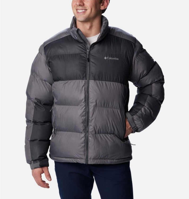 Grey Men\'s Columbia Pike Lake II Insulated Puffer Jacket | CTXUY-9512