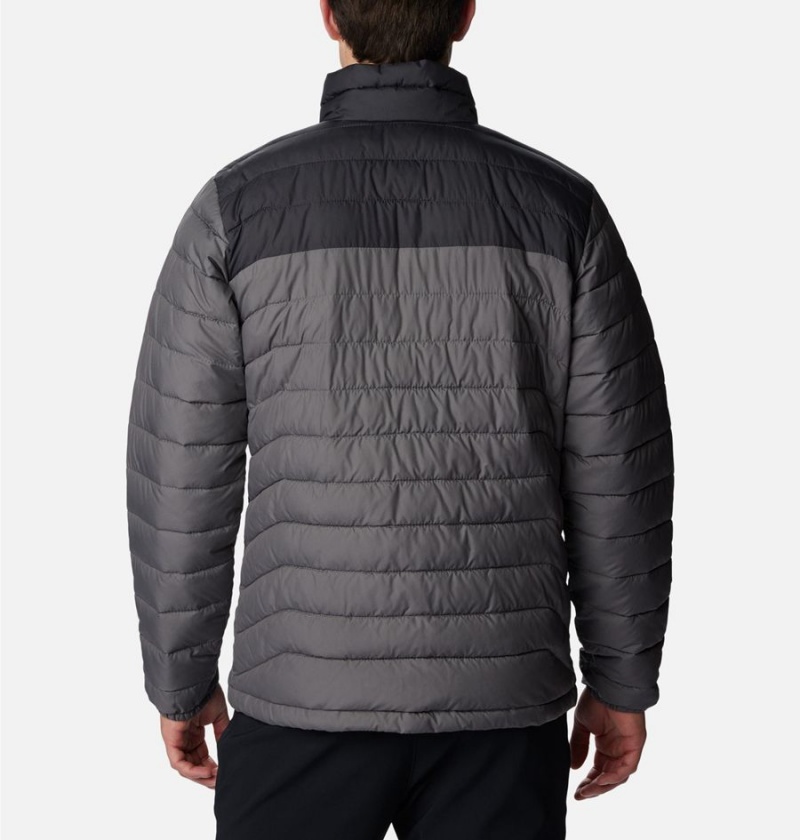 Grey Men's Columbia Powder Lite Insulated Puffer Jacket | MAFRO-2618